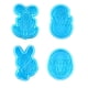 thumbnail image 1 of Juego de 4 Moldes para Galletas, Pasteles y Fondant para Pascua., 1 of 2