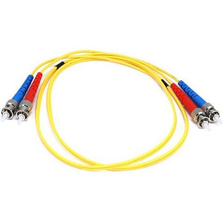 UPC: 0844660068457 | Monoprice Fiber Optic Cable  ST/ST  Single Mode  Duplex  1 meter (9/125 Type)  Yellow