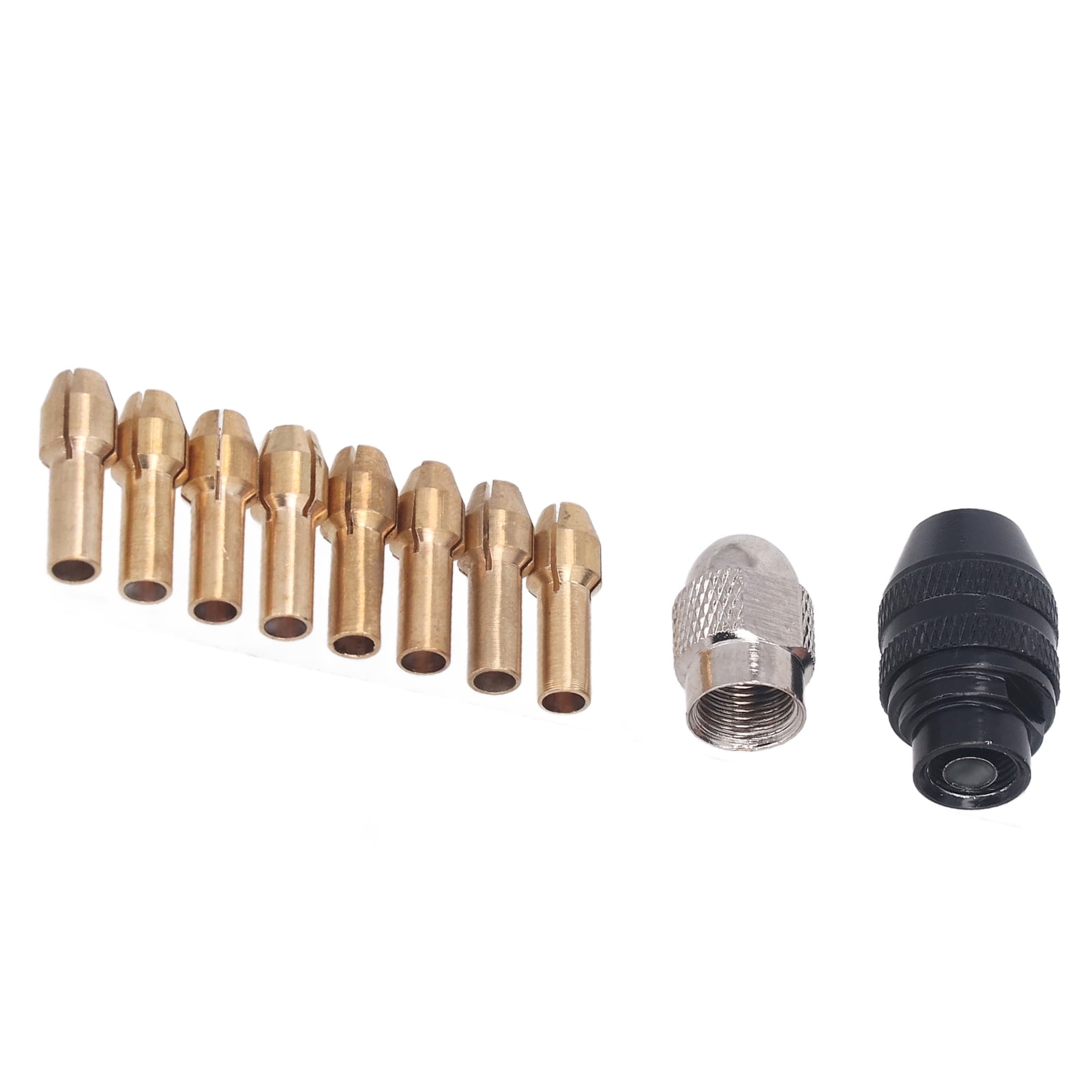 Mandrin Sans Clé Pour Dremel - 1/32 à 1/8 Pouce, Avec 8 Pinces Laiton, Outil Rotatif - 3