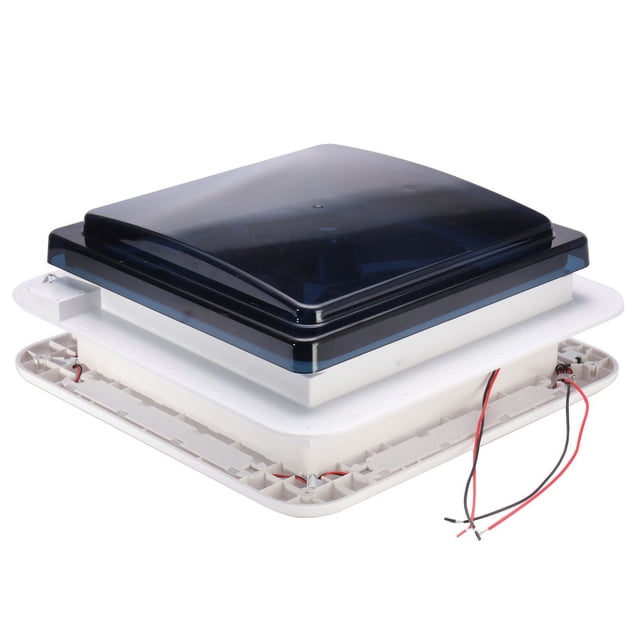 Ventilateur de Ventilation RV 12 V, Accessoires de Caravane, Contrôle Manuel, Monté sur Toit pour Remorque de Véhicule Récréatif 11 Pouces, Outil RV