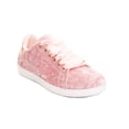 thumbnail image 3 of Soho Shoes Women's Low Top Velvet Lace Up Casual Fashion Sneakers, 3 of 3