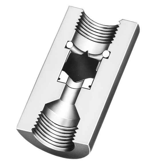 Plast-O-Matic FC Series PVC Flow Control Valve, For Ultra-Pure and Corrosive Liquids, 1 gpm, 1/2" NPT Female