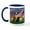 White/Navy Inside, variant on CafePress - Magical Night/Two Dachshunds Mug - 11 oz Ceramic Mug - Novelty Coffee Tea Cup