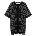 thumbnail image 3 of Read Banned Books Sleepshirts For Sleeping Travels Loose Sleepdress Pajama Dress Soft Nightdress Sleepwear, 3 of 7