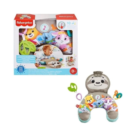 Juguete para Bebés Fisher Price Baby Cojín de Actividades Oso Perezoso