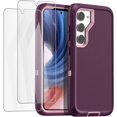 thumbnail image 1 of baomifa-for Samsung Galaxy S23 Case, with Screen Protector Rugged Heavy Duty Protective Phone Case, Shockproof Drop Military Grade Tough Cell Phone Case for Samsung S23 5G, 1 of 4