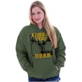 thumbnail image 4 of Hunting Season Miss You Deer Hunter Unisex Plus Size Hoodie Brisco Brands 4X, 4 of 6