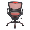 thumbnail image 4 of Chaise de Direction en Maille en Tissu Maille Rouge, 4 of 7