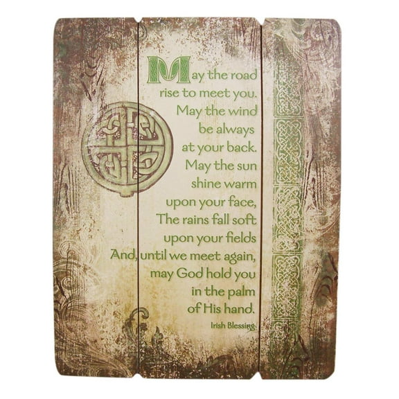 Autom Irish Blessing Wood Pallet Sign Wall Plaque, 15 Inch