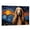 Afghan Hound, variant on German Wirehaired Pointer Posters Van Gogh Starry Night Posters Home Canvas Wall Art Print Nursery Decor Living Room Wall