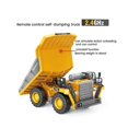 thumbnail image 3 of 1:24 9 Channels RC Alloy Dump Truck Car Engineering Vehicle Remote Control Aluminum Alloy Car, 3 of 5