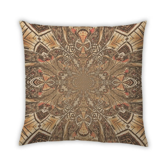 Ahgly Company Outdoor Square Contemporary Throw Pillow, 18 inch by 18 inch