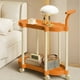 thumbnail image 5 of Estantería Móvil de Plástico de Varios Niveles, Gran Capacidad, con Ruedas, Ideal para Sala de Estar, Dormitorio, Baño o Cocina., 5 of 6