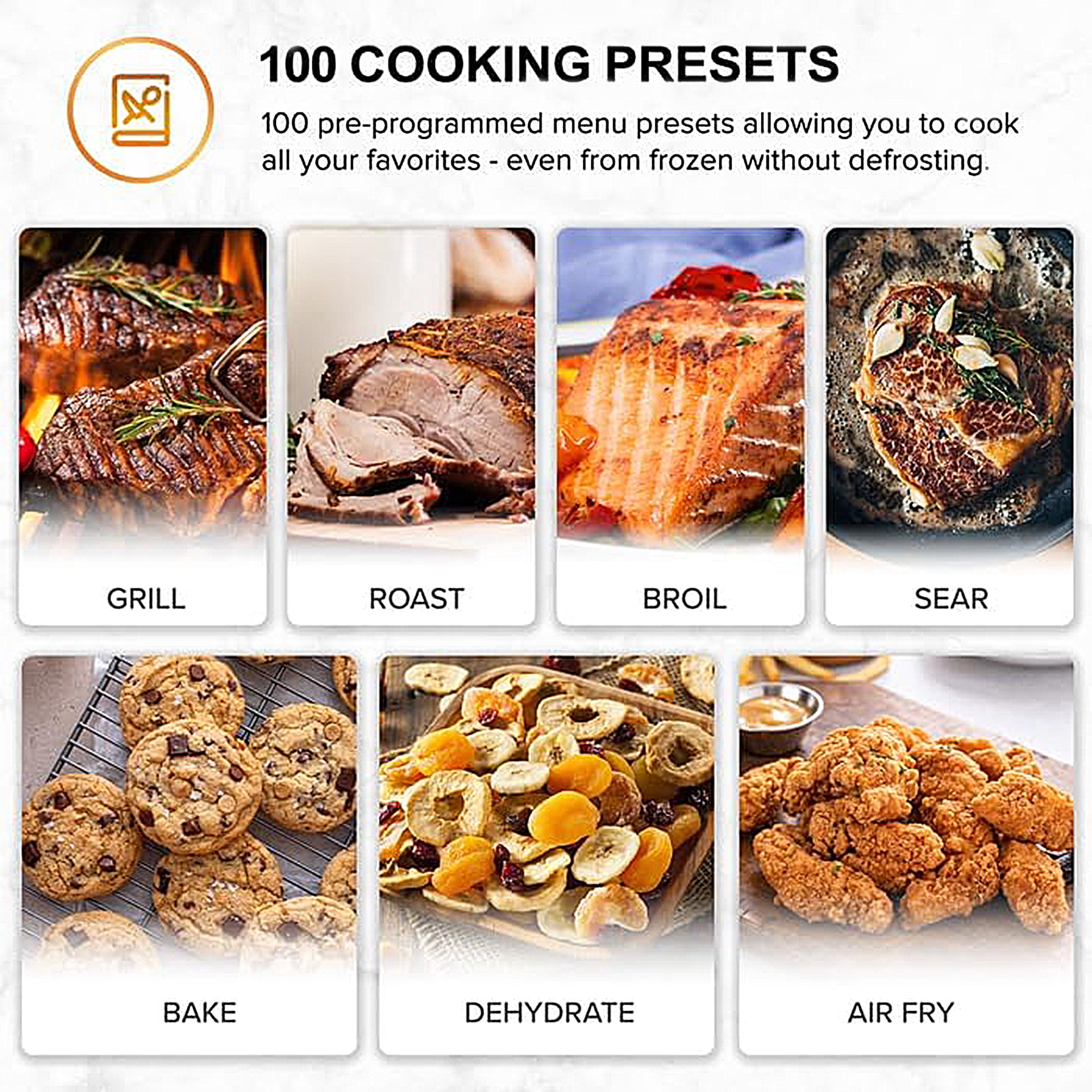 NuWave Pro Plus 2 Air Fryer, Infra-Red Oven Cook Healthy, 360 Surround Cooking, Adjustable Temps, 100 Presets & 50 Memory Air Fryer, Durable Power Dome, Deep Blue
