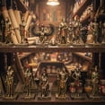 thumbnail image 2 of Gods of Egypt Statues Sets, 12 Pcs Egyptian Gods Resin Figurines Hand Painted Statue, Sekhmet Anubis Isis Figurines, Black Gold Finish Sculptures, 2 of 8