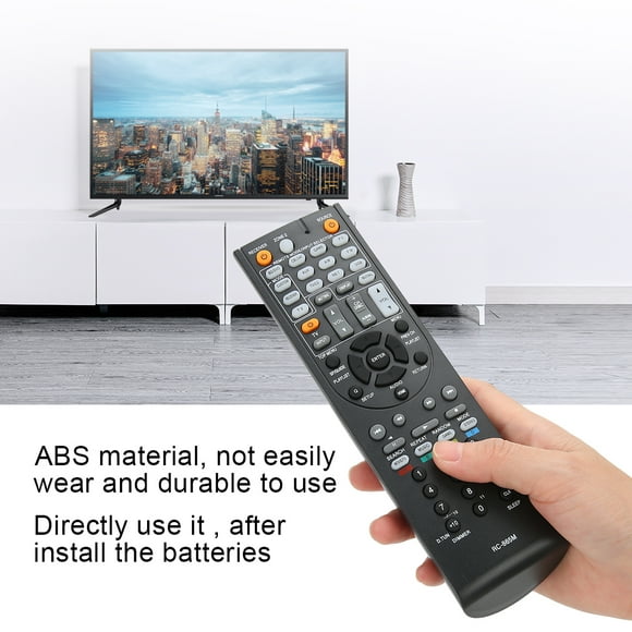 RC-865M Remote Control, 10m/32.8ft Range TV Remote Control, Universal Direct Replacement for Home Family Hotel Av Receiver Tx-nr525 Txnr525 TV Top Box
