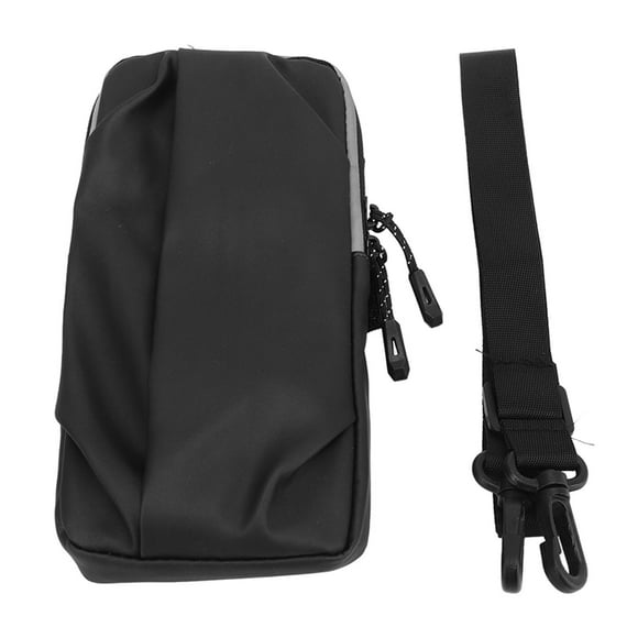 Running Phone Arm Bag, Sports Phone Arm Bag Waterproof PU Double Layer Pockets For Exercising Black,Gray,Dark Blue