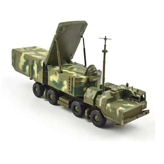 Unassembled Model Kit Military S-300 Russian Air Defense Missile Radar Vehicle 1:72 Model for Gifts