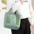 thumbnail image 4 of Bolso de mano para mujer, pequeño bolso para el cuerpo, mini bolso de moda, bolso cruzado de lona, bolso de hombro, verde, 4 of 5
