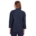 thumbnail image 2 of Blouse à Manches 3/4 en Broadcloth Extensible Collection Couronne pour Femmes DG560W, 2 of 2