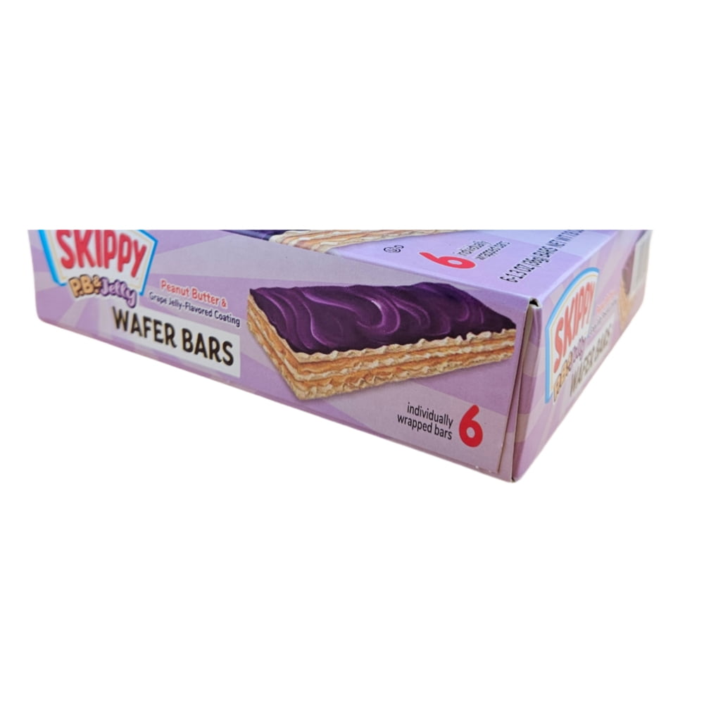 Skippy Peanut Butter & Grape Jelly Coated Wafer Bars 7.8 Oz Box (3 Pack)