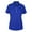 Kalvin Blue, variant on Monterey Club Women's Radiance Solid Zip Collar Golf Polo Shirt #2442