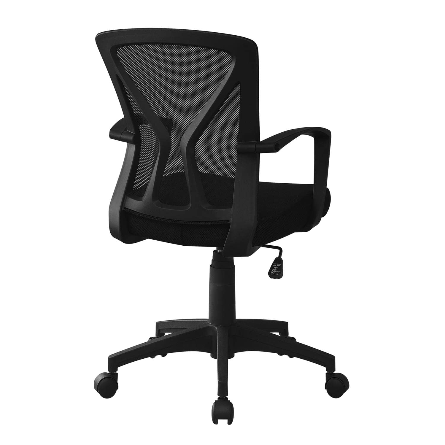 Monarch Specialties Office Chair, Swivel, Ergonomic, Armrests, Computer Desk, Work, Black Mesh