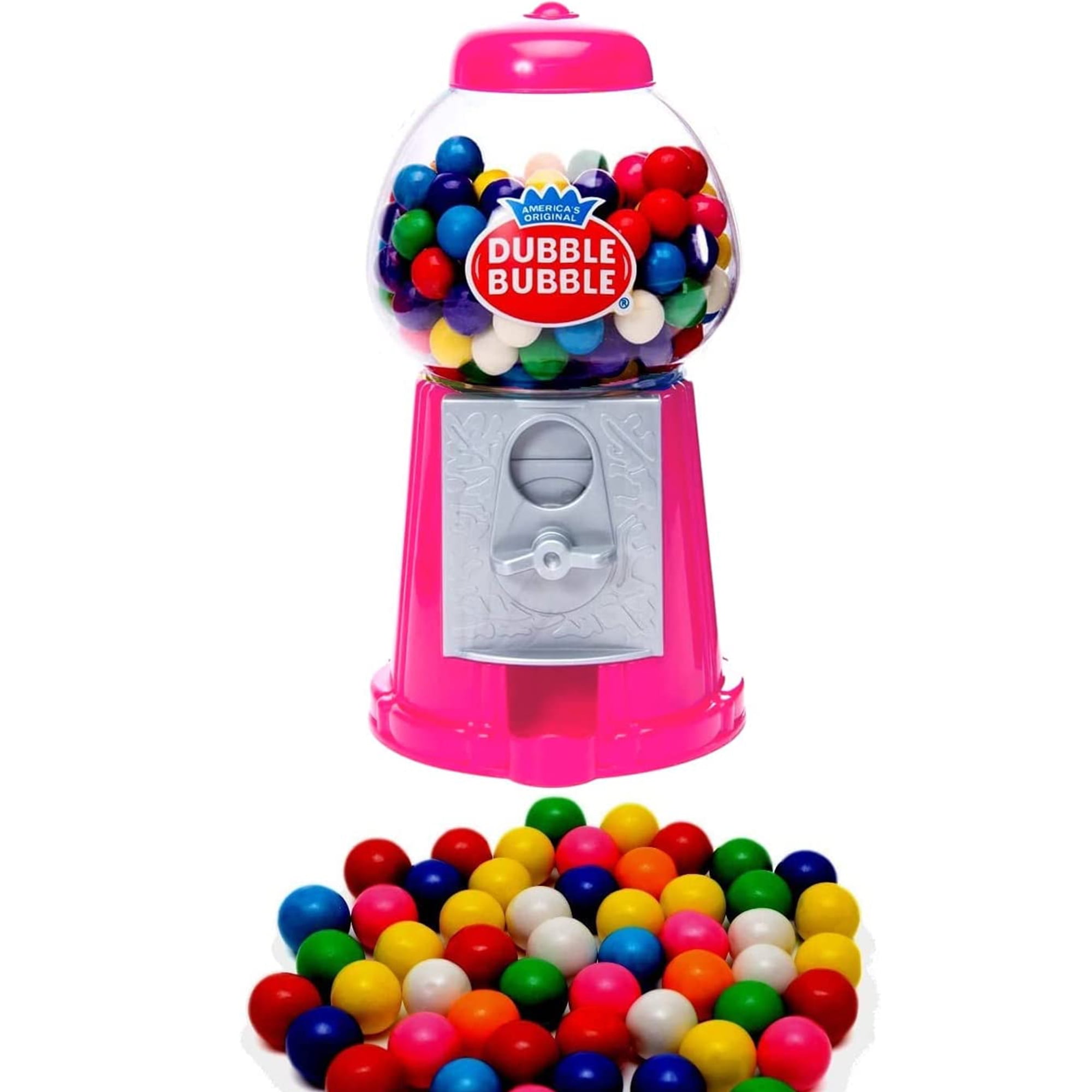 Playo 7” Mini Gumball Machine for Kids with Coin Bank & 23 Gumballs