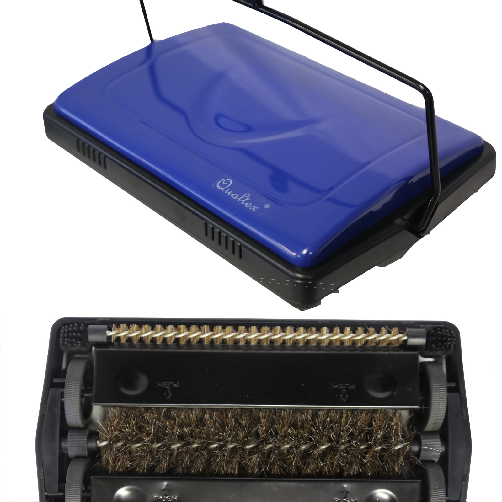 Qualtex NonElectrical Dustcare Carpet Sweeper (Blue)