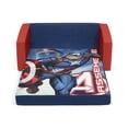 thumbnail image 4 of MARVEL Avengers Cozee Flip-Out Sofa - 2-in-1 Convertible Sofa to Lounger for Kids, Avengers, 4 of 5