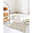 thumbnail image 4 of Spring Flowers Kitchen Dish Towels for Drying Dishes Set of 3, Vintage Wildflowers Country Pastoral Plants Waffle Weave Microfiber Hand Tea Bathroom Towels Quick Dry & Absorbent Towel 12x12, 4 of 7