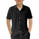 thumbnail image 1 of Polo de manga corta para niño REDARER: camisa informal de verano con botones para playa y uso diario, talla 11-12 años, 1 of 5