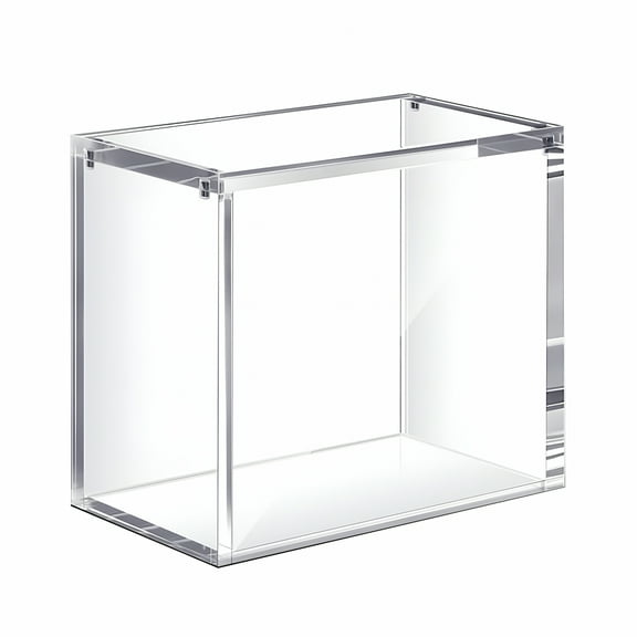 LAMIRO ETB Protector Case, Elite Trainer Box Acrylic Display Case 8mm 5mm Ultra Thick, Stackable with Strong Magnets, Trading Card Storage Showcase Compatible, Clear, 5.4x3x4.8 In