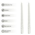 thumbnail image 4 of FCMSHAMD 9.8 inch White Taper Candles-Unscented Dripless（4 Pack）, 4 of 5