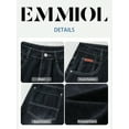 thumbnail image 4 of EMMIOL Women's Baggy Barrel Jeans Y2K Vintage Wide Leg Jeans Mid Waist 90s Hip Hop Boyfriend Fit Denim Pants, 4 of 6
