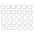 thumbnail image 2 of Piston Ring Set - Cast (Size 030) | Compatible with Chrysler/Dodge/Ram 3.9L/239 OHV V6 12V VINs "M,X" Engines, 2 of 3