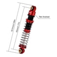 thumbnail image 3 of Amortiguador INJORA 45mm de aluminio para FMS FCX24 1/24 RC Rojo, 3 of 7