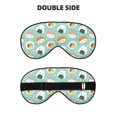 thumbnail image 2 of Salouo Kawaii Sushi Pattern Sleep Mask,Sleep Eye Mask & Blindfold Eye Sleep Shade Cover with Elastic Strap Soft Eye Cover Eyeshade for Night Sleeping Travel & Nap, 2 of 7