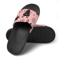 thumbnail image 4 of GZHJMY Stylish Slides for Women Men, Happy Halloween Cute Cartoon Bat Stars Soft Flexible Slip-on Sandals Slippers, 4 of 7