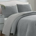 thumbnail image 2 of Wonderful Bedding Detailed Channel Stitch All-Season Reversible 3-Piece Quilt Set, 2 of 5