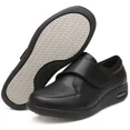 thumbnail image 4 of zapatos para hombre, zapatos de cuero para personas mayores, pies anchos seniles, hinchados, para hombre y mujer, zapatos suaves y cómodos para diabéticos, zapatillas de deporte, 4 of 4