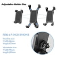 thumbnail image 3 of Greeniant Soporte de teléfono para bicicleta, soporte de montaje impermeable Universal antigolpes, accesorio estable ajustable para motocicleta, ciclismo Ciclismo Greeniant  OD013009-00, 3 of 6
