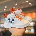 thumbnail image 1 of lDisney niños zapatos casuales niños niñas zapatillas primavera niños zapatos deportivos nuevo bebé Mickey Mouse transpirable suave Running28 plantilla 16,5 cm Gao Jinjia LED, 1 of 2