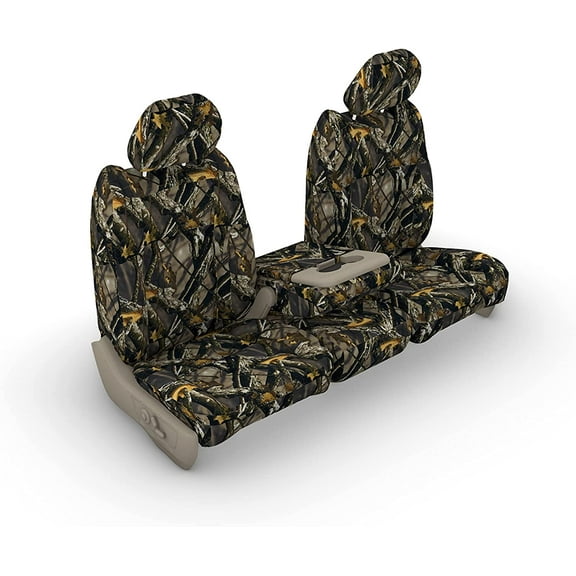 D1332 2013-2019 1500-3500 and the 2020 and 2021 Classic Dodge Ram Front 40/20/40 Split Seat In Camo Endura
