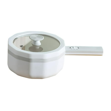 

flameer Electric Cooker Household Nonstick Electric Rice Cooker for Oatmeal Soup Fry White