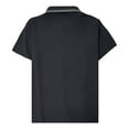 thumbnail image 5 of UQJfacai Mens Short Sleeve Button Down Shirts Summer Color Block T-Shirts Collared Bussiness Casual Blouse with Pocket S-3XL, 5 of 8