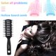 thumbnail image 5 of Peine de masaje hueco, antiestático, húmedo y seco, cepillo para el cabello para peinar el cuero cabelludo (negro) Likrtyny Cuidado Belleza, 5 of 9