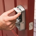 thumbnail image 4 of BYRD256CBARX0BP Key Free Assure Touchscreen Deadbolt with Ridgefield Passage Handleset and Trim Connected by August Oil Rubbed Bronze Permanent Finish, 4 of 5