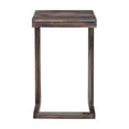 thumbnail image 3 of Pemberly Row Contemporary Solid Sheesham Wood C Table in Gray (Set of 2), 3 of 8
