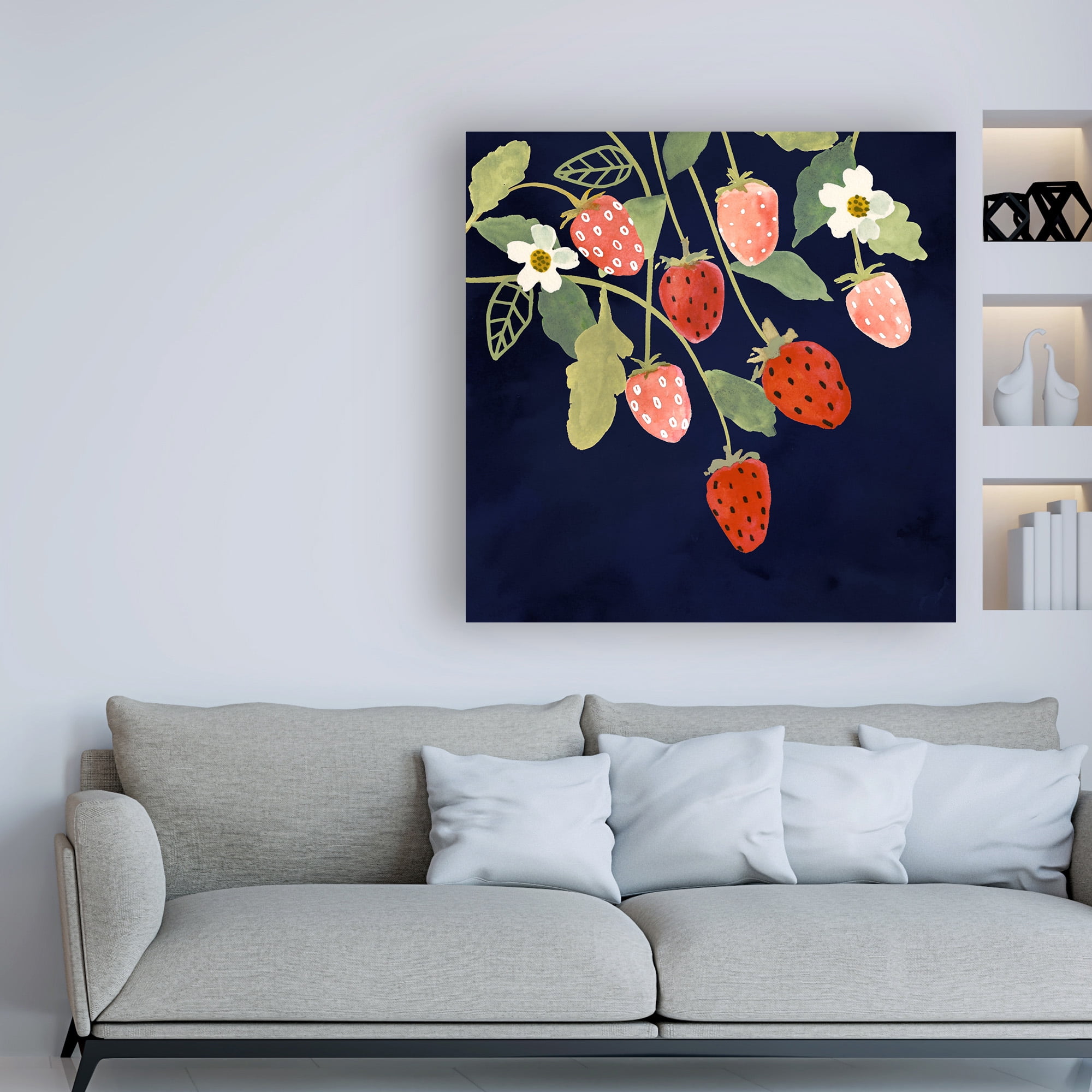 Trademark Fine Art 'Fresh Fruit I' Canvas Art by Victoria Borges